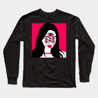 Psychedelic Girl Long Sleeve T-Shirt